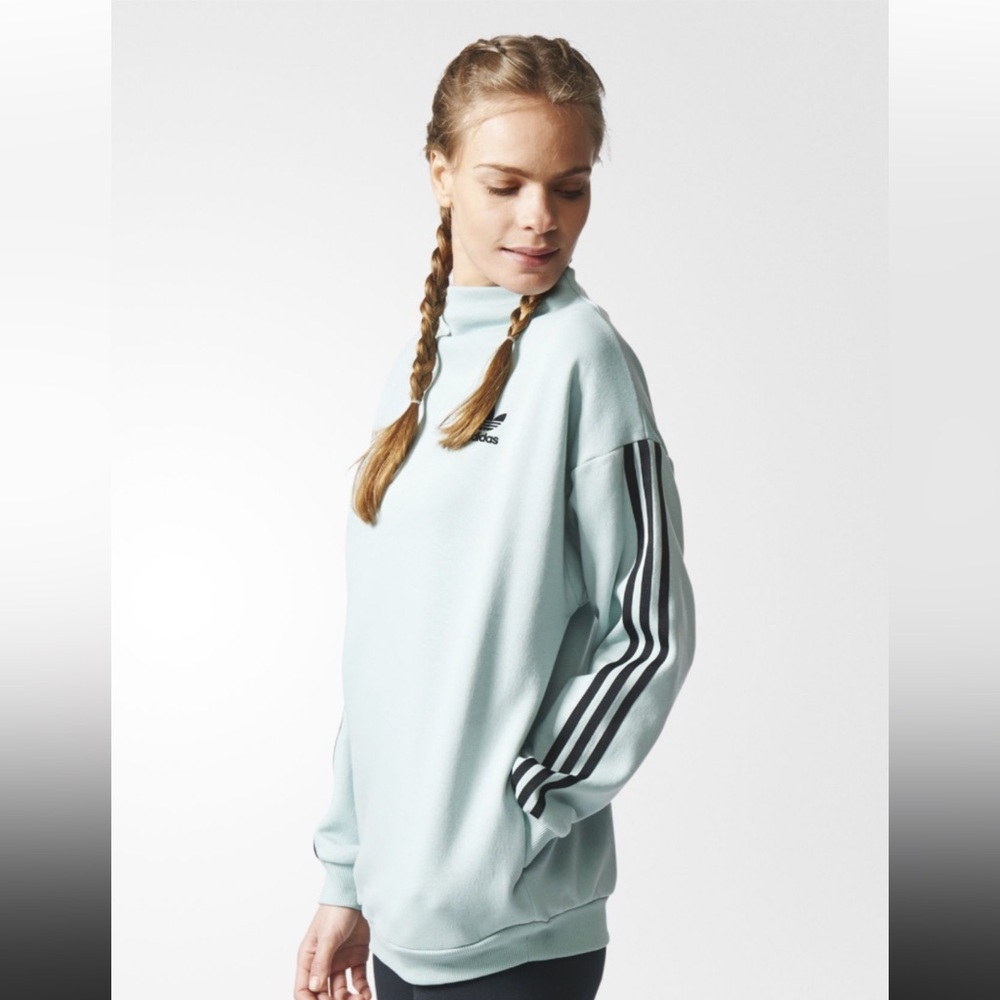 adidas Originals Funnel Neck Sweatshirt - Picture 2 of 12